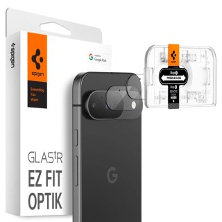 Szkło hartowane na aparat Spigen Optik.tr ez Fit Camera Protector Google Pixel 9 Crystal Clear [2 PACK]