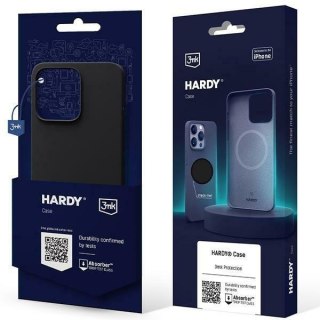 Etui iPhone 15 3MK Hardy Case MagSafe grafitowy