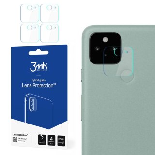 Szkło hybrydowe na obiektyw aparatu 3MK Lens Protection Google Pixel 5 [4 PACK]