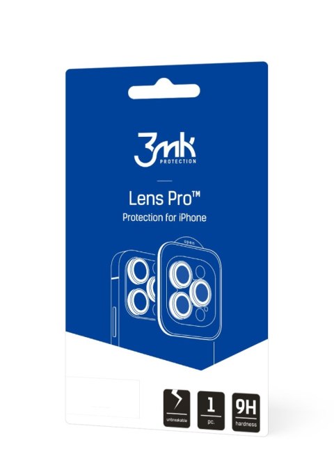 Szkło hybrydowe na obiektyw aparatu 3MK Lens Protection Pro Apple iPhone 13 Pro / 13 Pro Max