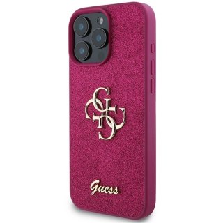 Etui Guess GUHCP16LHG4SGU Apple iPhone 16 Pro hardcase Glitter Script Big 4G fioletowy/purple