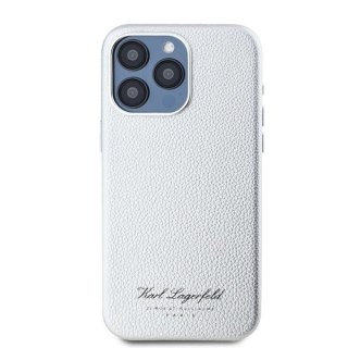 Etui na telefon iPhone 16 Pro Max Karl Lagerfeld Hardcase szary