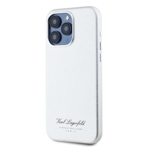 Etui na telefon iPhone 16 Pro Max Karl Lagerfeld Hardcase szary