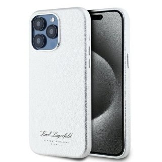 Etui na telefon iPhone 16 Pro Karl Lagerfeld szare hardcase RSG