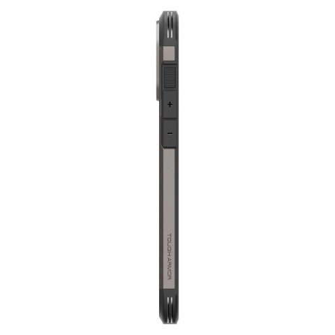 Etui na telefon iPhone 16 Pro Spigen Tough Armor MagSafe Gunmetal