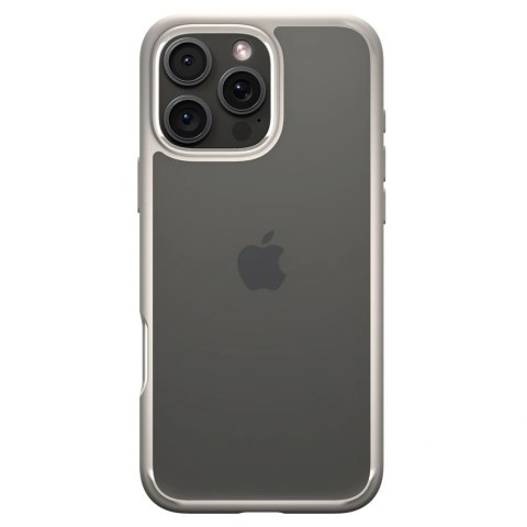 Etui na telefon iPhone 16 Pro Max Spigen Ultra Hybrid Natural Titanium