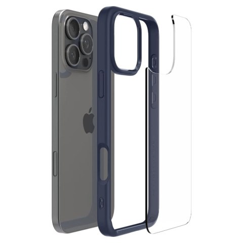 Etui na telefon iPhone 16 Pro Max Spigen Ultra Hybrid Navy Blue