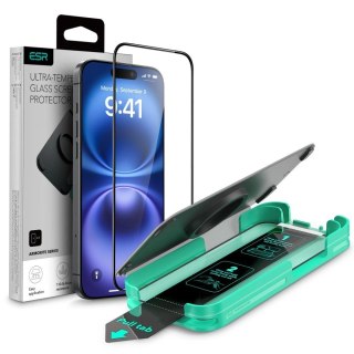 Szkło hartowane ESR Armorite do iPhone 16 Pro Max czarne - ochrona