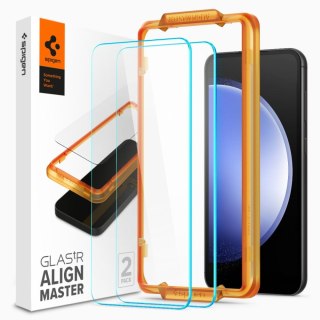 Szkło hartowane Spigen GLAS.tR AlignMaster Samsung Galaxy S23 FE Clear [2 PACK]