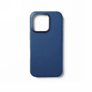 Etui iPhone 16 Pro Mujjo Leather Case MagSafe niebieski (Monaco Blue)