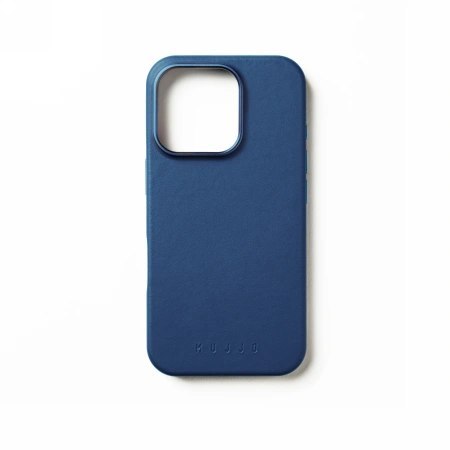 Etui na telefon iPhone 16 Pro Mujjo Leather Case MagSafe Monaco Blue