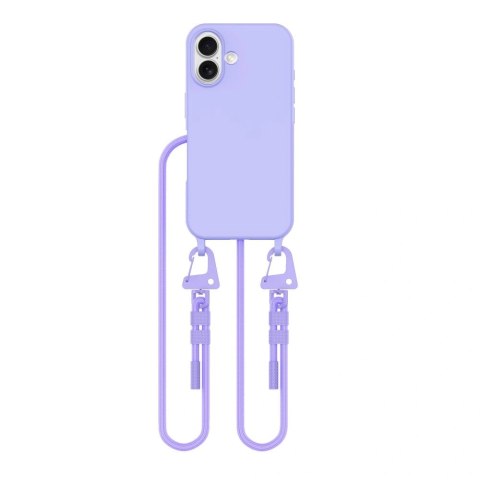 Etui iPhone 16 Tech-Protect MagNecklace MagSafe lawendowe