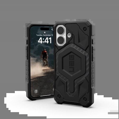 Etui UAG Urban Armor Gear Monarch Apple iPhone 16 (carbon fiber)