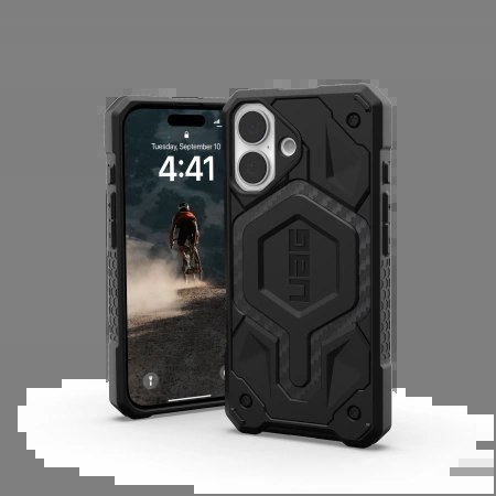 Etui na telefon iPhone 16 UAG Monarch Pro MagSafe carbon fiber