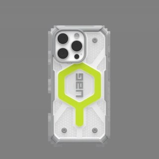 Etui na telefon iPhone 16 Pro UAG Pathfinder Clear MagSafe Neon