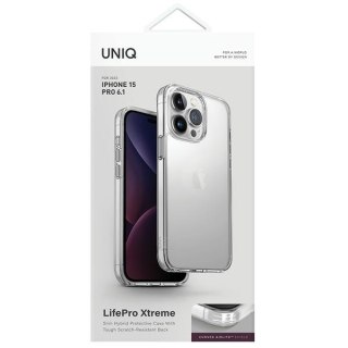 Etui na telefon Apple iPhone 15 Pro UNIQ LifePro Xtreme przeźroczyste