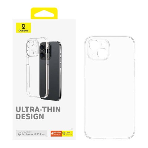 Etui na telefon Apple iPhone 15 Plus / 14 Plus Baseus OS-Lucent przezroczyste