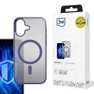 Etui iPhone 16 3MK Frosty MagCase fioletowy