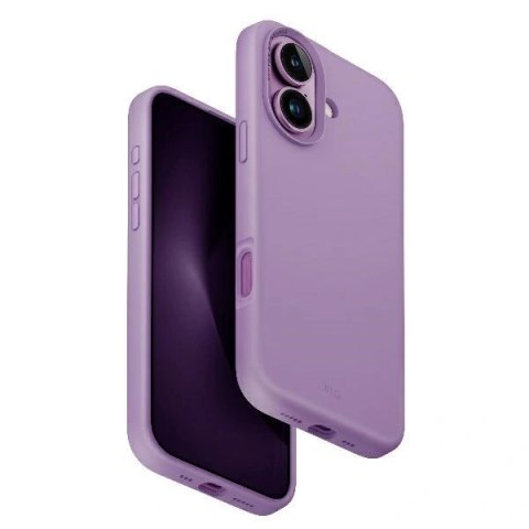 Etui iPhone 16 UNIQ Lino Hue różowy