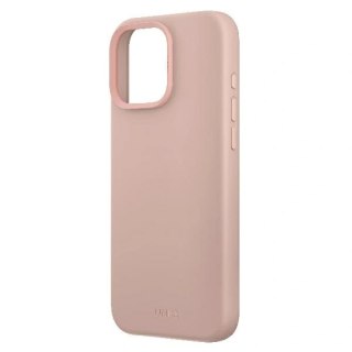 Etui na telefon Apple iPhone 16 Pro UNIQ Lino Hue Magclick różowy