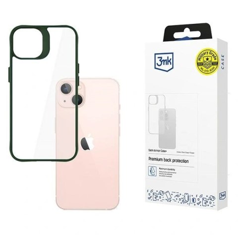 Etui Apple iPhone 15 3MK Satin Armor Case+ zielony