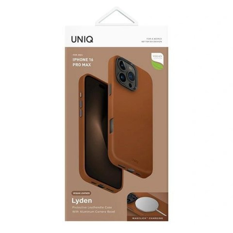 Etui na telefon Apple iPhone 16 Pro Max UNIQ Lyden Magclick Karmel