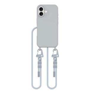 Etui iPhone 16 Tech-Protect MagNecklace MagSafe szare Crayon