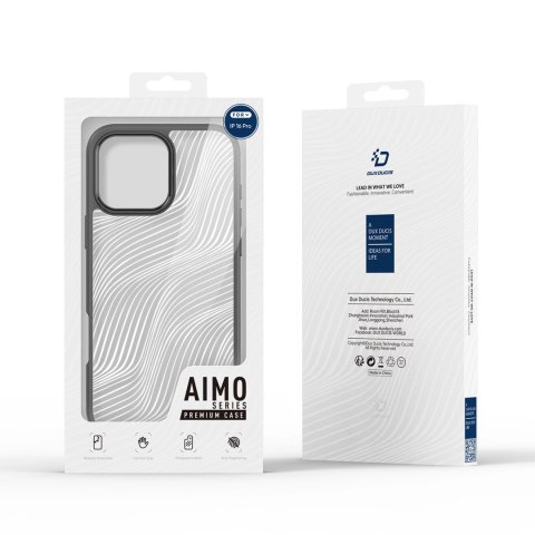 Etui na telefon Apple iPhone 16 Pro Max Dux Ducis Aimo czarne