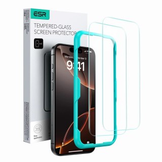 Szkło hartowane ESR Tempered Glass do iPhone 16 Pro Max przezroczyste 2 PACK