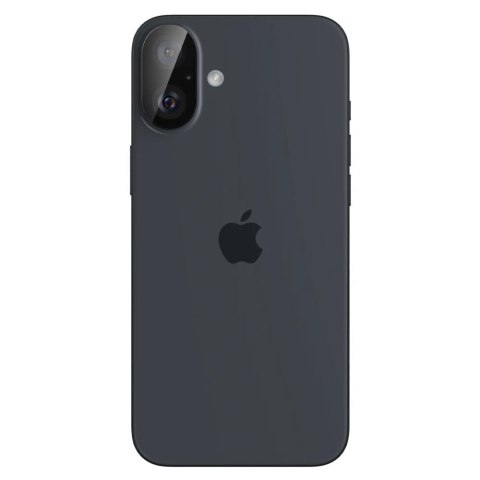 Szkło hartowane na aparat Spigen GLAS.tR Ez Fit Optik Pro Camera Protector Apple iPhone 16 / 16 Plus czarne [2 PACK]