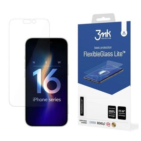 Szkło hybrydowe 3MK FlexibleGlass Lite Apple iPhone 16