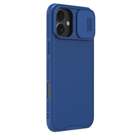 Etui na telefon Apple iPhone 16 Nillkin CamShield Pro niebieskie