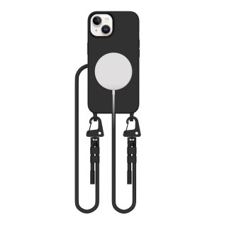 Etui na telefon Apple iPhone 15 Tech-Protect Magnecklace MagSafe czarny