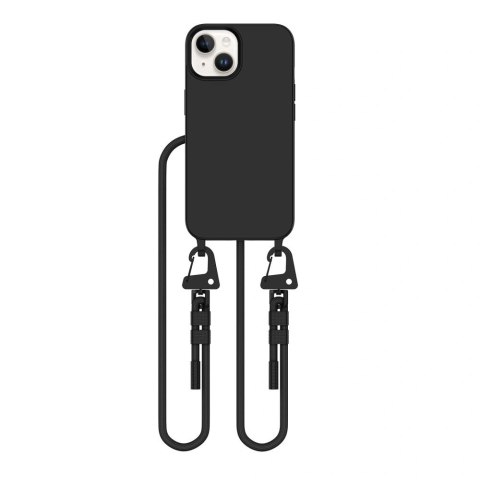 Etui na telefon Apple iPhone 15 Tech-Protect Magnecklace MagSafe czarny