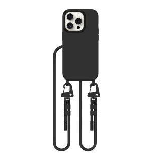 Etui na telefon Apple iPhone 15 Pro Tech-Protect Magnecklace MagSafe czarny