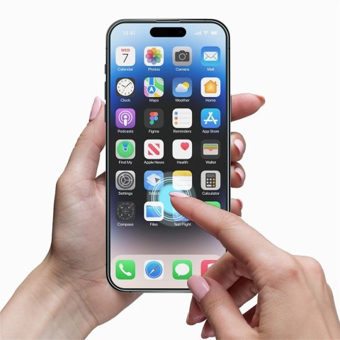 Szkło hybrydowe GrizzGlass do iPhone 16 - Ochrona ekranu iPhone 16