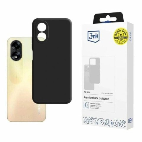 Etui 3MK Matt Case Oppo A38 czarny