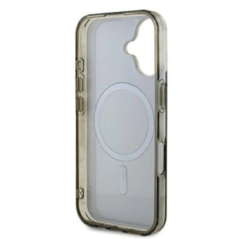 Etui na telefon Apple iPhone 16 Plus Guess MagSafe brązowe hardcase