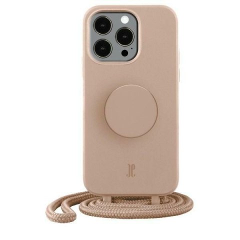 Etui Apple iPhone 14 Pro Max Just Elegance PopGrip beżowe