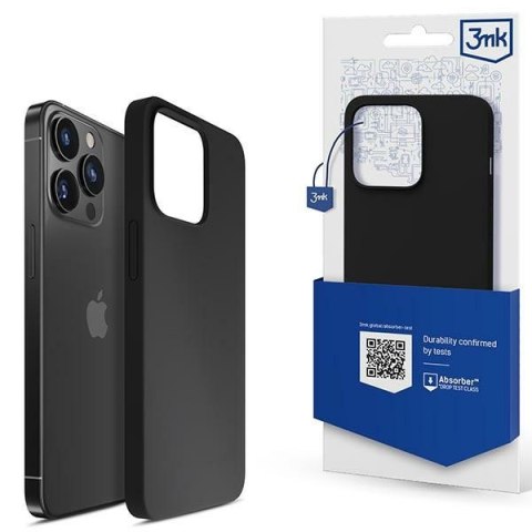 Etui 3MK Silicone Case Apple iPhone 13 Pro Max czarny/black