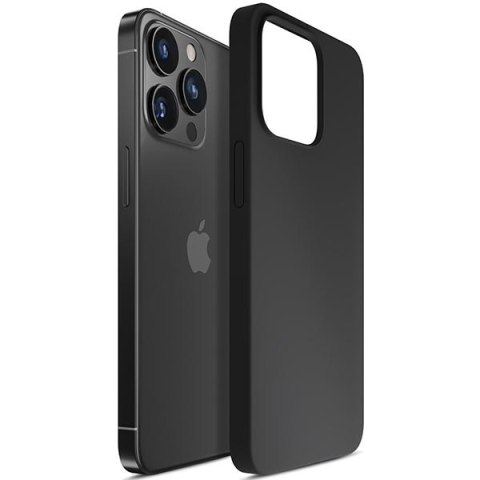 Etui 3MK Silicone Case Apple iPhone 13 Pro Max czarny/black