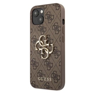 Etui Guess GUHCP13M4GMGBR Apple iPhone 13 brązowy/brown hardcase 4G Big Metal Logo