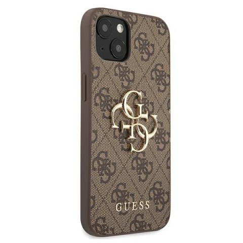 Etui Guess GUHCP13M4GMGBR Apple iPhone 13 brązowy/brown hardcase 4G Big Metal Logo