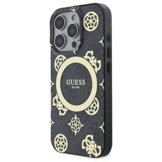 Etui na telefon Apple iPhone 16 Pro Guess hardcase MagSafe czarne