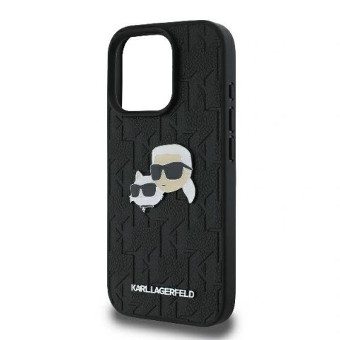 Etui na telefon Apple iPhone 16 Pro Karl Lagerfeld Monogram czarne