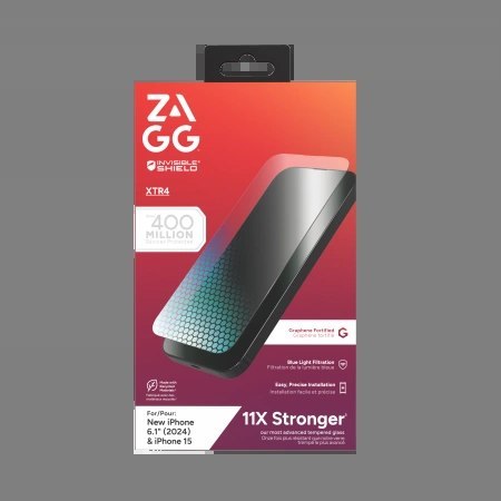 Szkło ochronne Apple iPhone 15 / 16 ZAGG InvisibleShield Glass XTR4