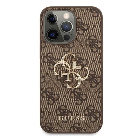 Etui Guess GUHCP13L4GMGBR Apple iPhone 13 Pro brązowy/brown hardcase 4G Big Metal Logo