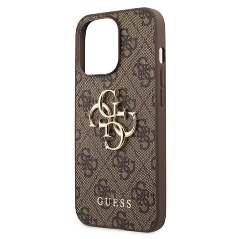 Etui Guess GUHCP13L4GMGBR Apple iPhone 13 Pro brązowy/brown hardcase 4G Big Metal Logo