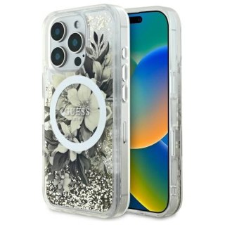 Etui na telefon Apple iPhone 16 Pro Max Guess MagSafe Liquid Glitter