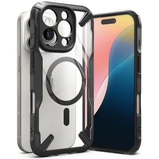 Etui na telefon Apple iPhone 16 Pro Ringke Fusion-X MagSafe czarne